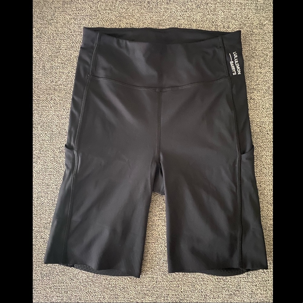 Lululemon X Barry’s collab fast and free biker shorts